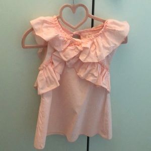 Pink dress with ruffles